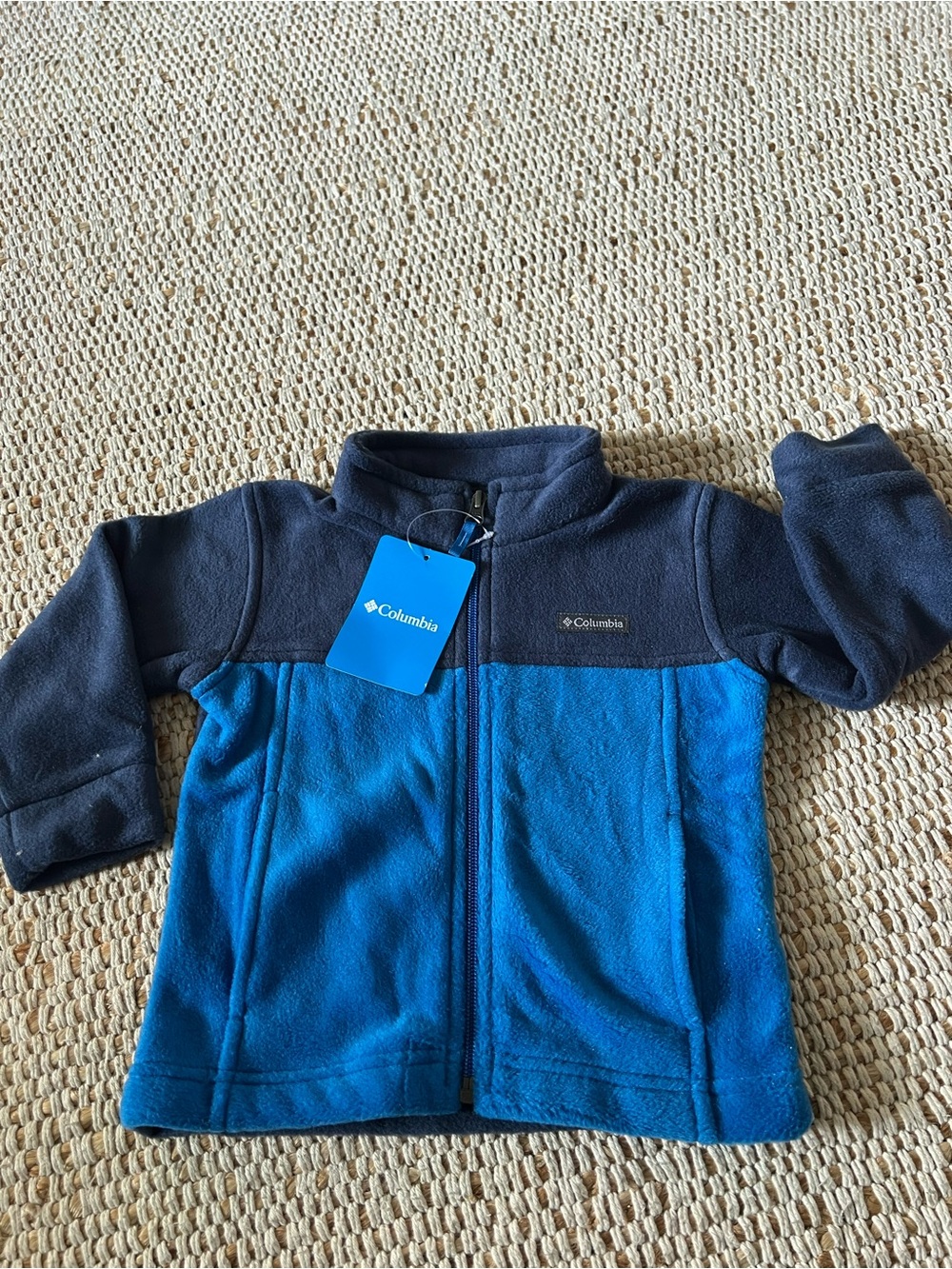 Columbia Kids Black Sweater with Blue Accent Label